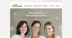 Desktop Screenshot of physiotherapie-revital.at