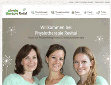 Tablet Screenshot of physiotherapie-revital.at